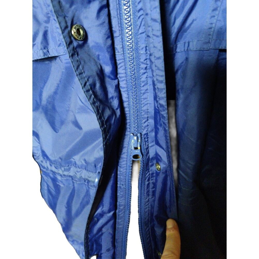 Helly Hansen Packable lined Jacket lWindbreaker Hooded Waterproof Men's Blue M - Picture 3 of 11